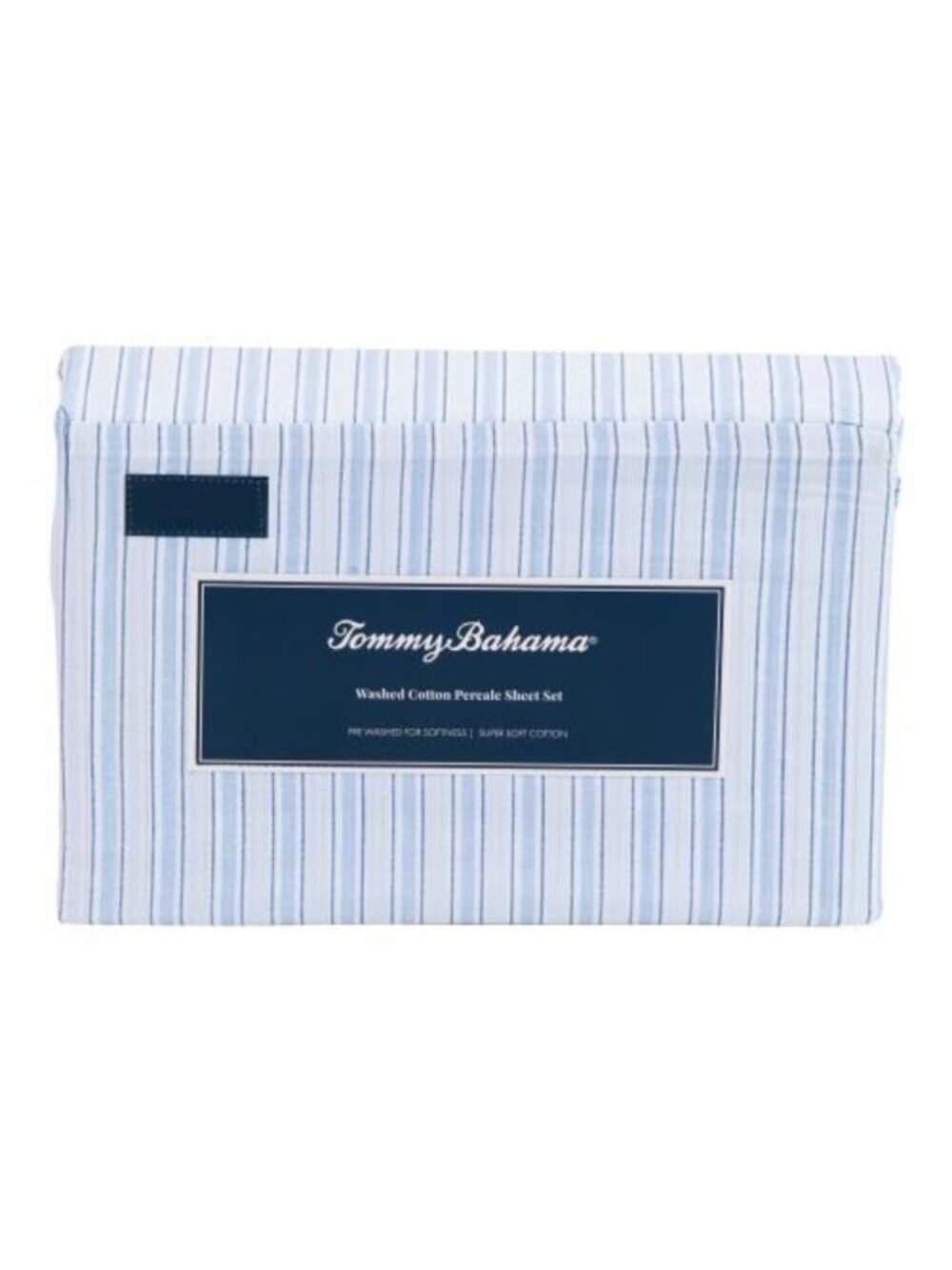 TOMMY BAHAMA Cotton Striped Sheet Set